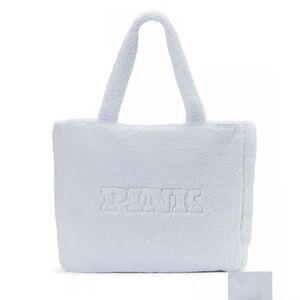 VS pink Sherpa tote NWT